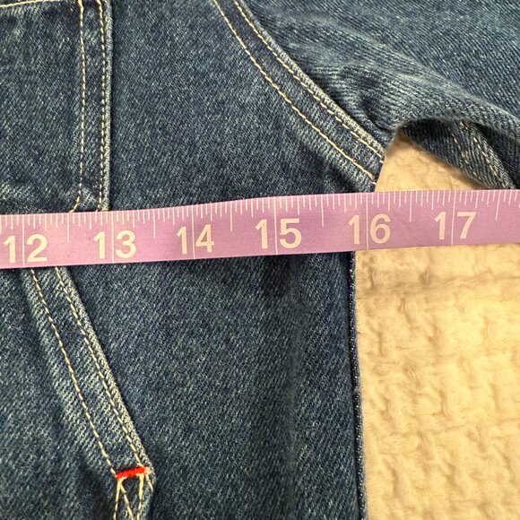 Tommy Hilfiger - Girl's Denim Jean Jacket / American Flag Star NWOT - Medium - Picture 7 of 9